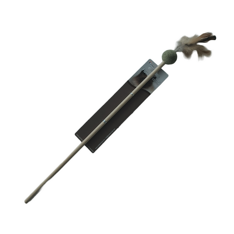 1108869_12d161a0f6a05bd555dbb61dae9c35f9.png Eastland Kedi Oltası Kedi Otlu Tüylü 50 Cm - Görsel 1