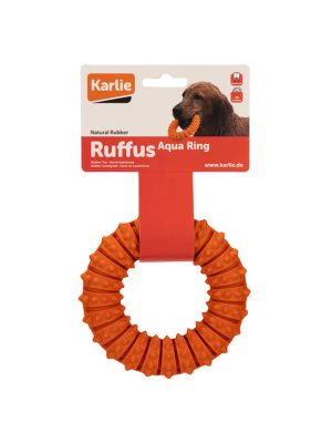 Karlıe Plastik Halka Köpek Oyuncağı Turuncu 12