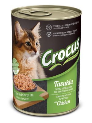 Crocus Yavru Kedi Tavuklu Yaş Mama 400g