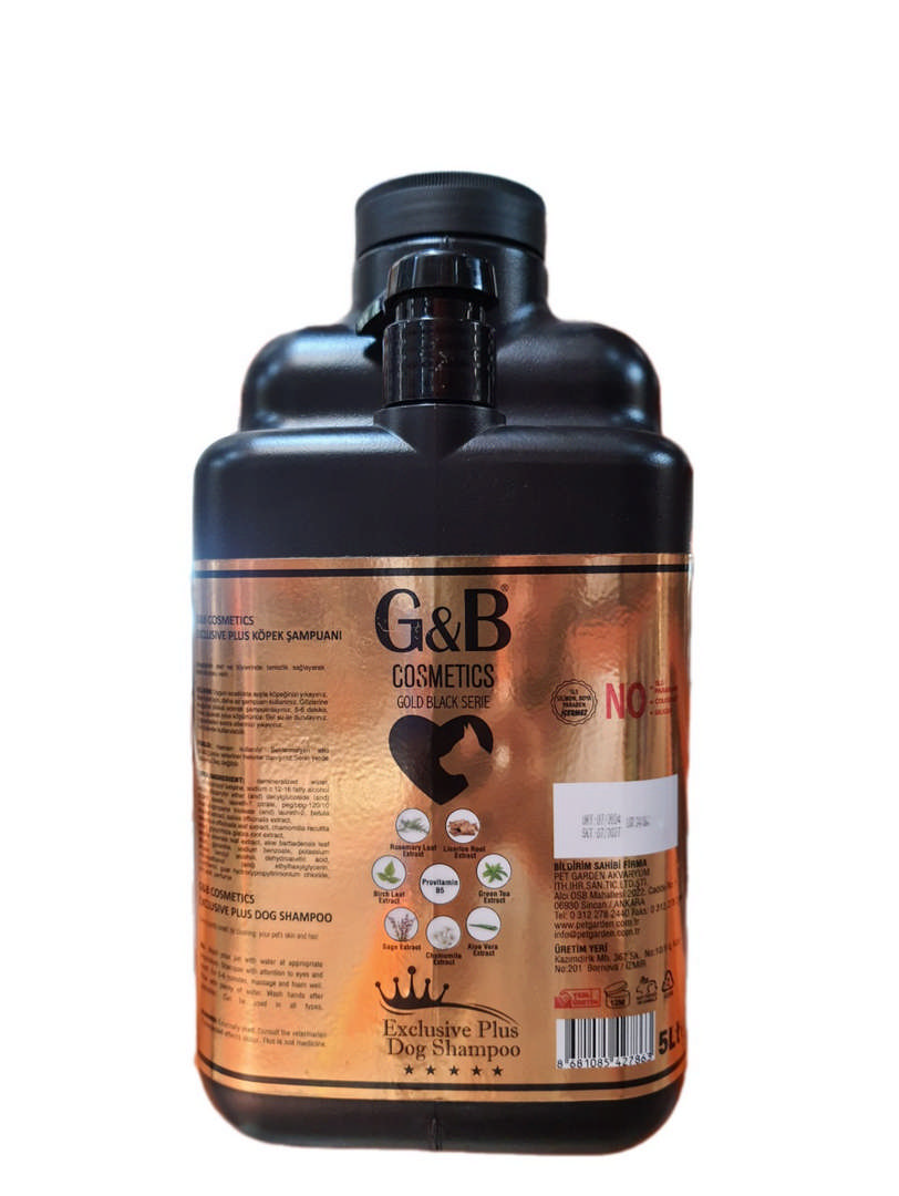 1112307_caed9c403baf96bc771c73e218ad9ca3.jpg G&b Exclusive Plus Şampuan 5 Lt - Görsel 1