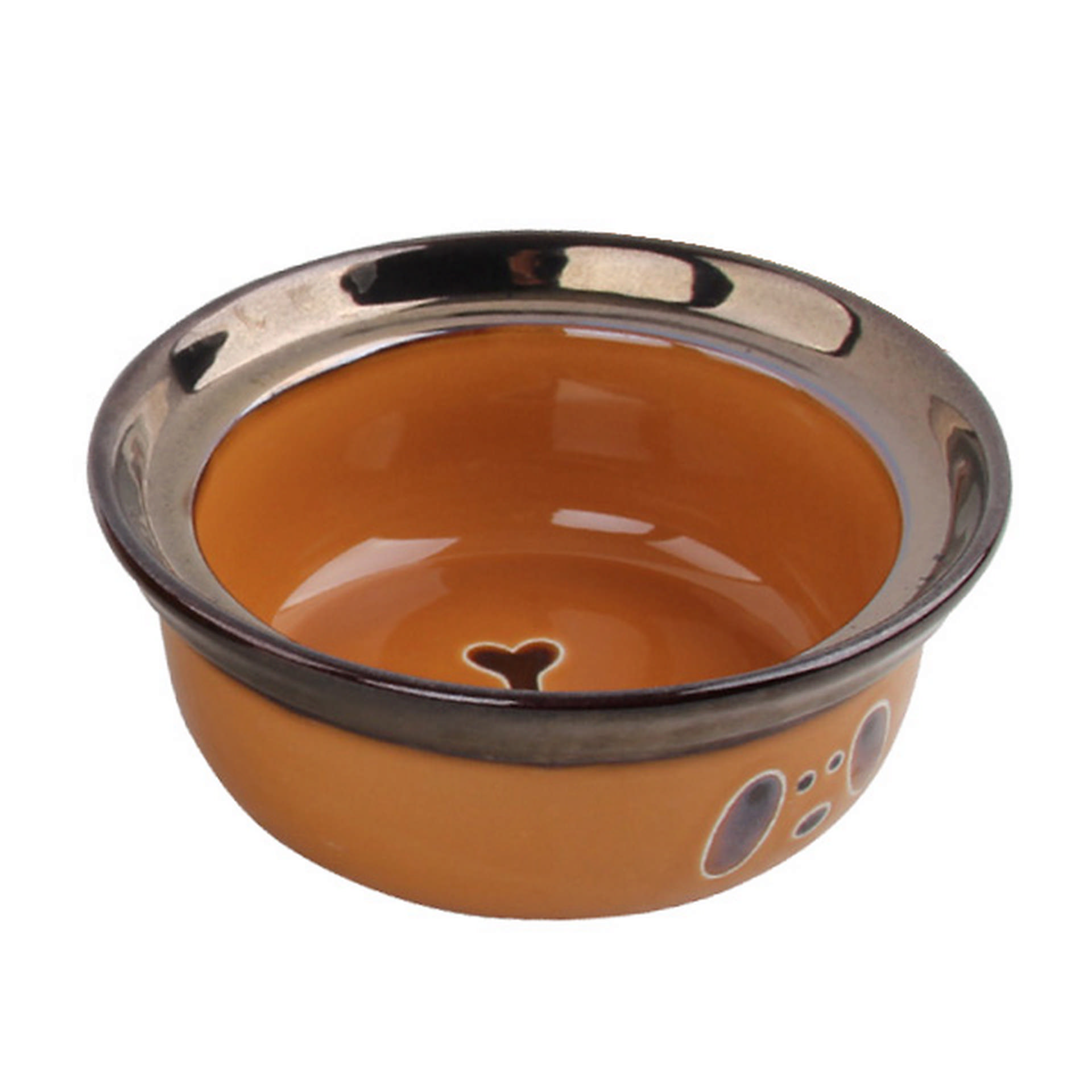 1112631_679-11162.jpg Pawise Seramik Mama Kabı Turuncu 1100 Ml - Görsel 1