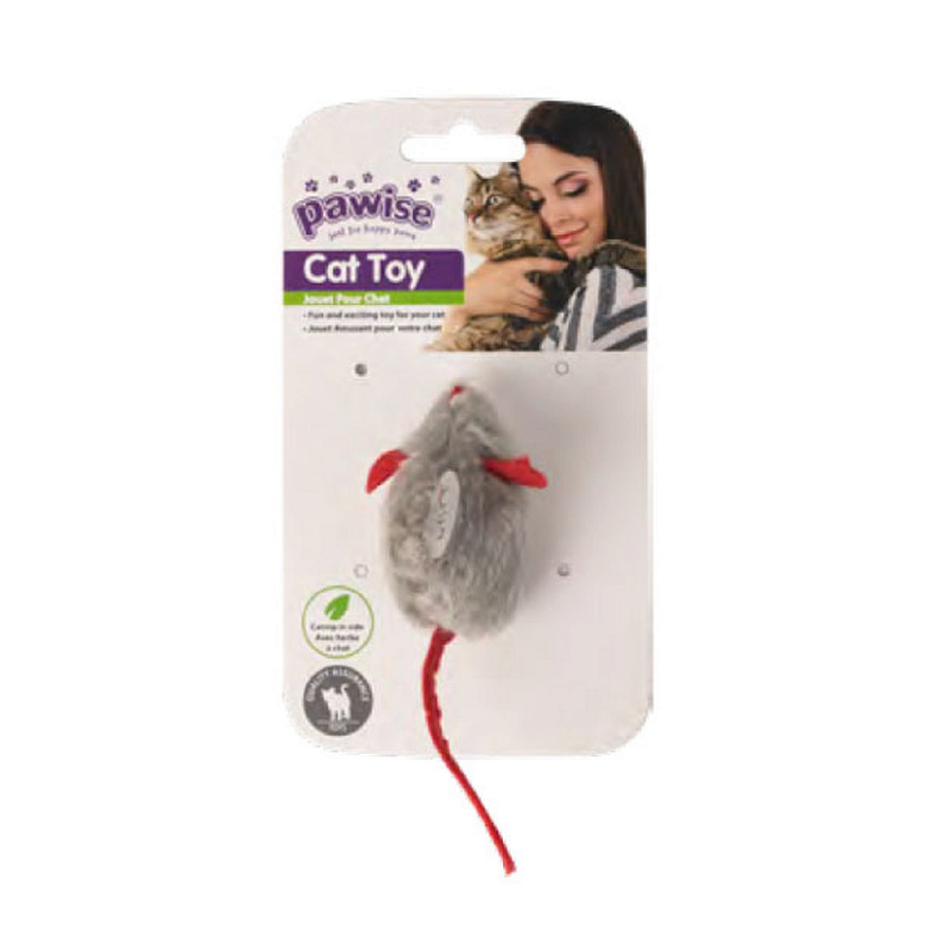 1112693_679-28213.jpg Pawise Sesli Fare Kedi Oyuncağı - Görsel 1