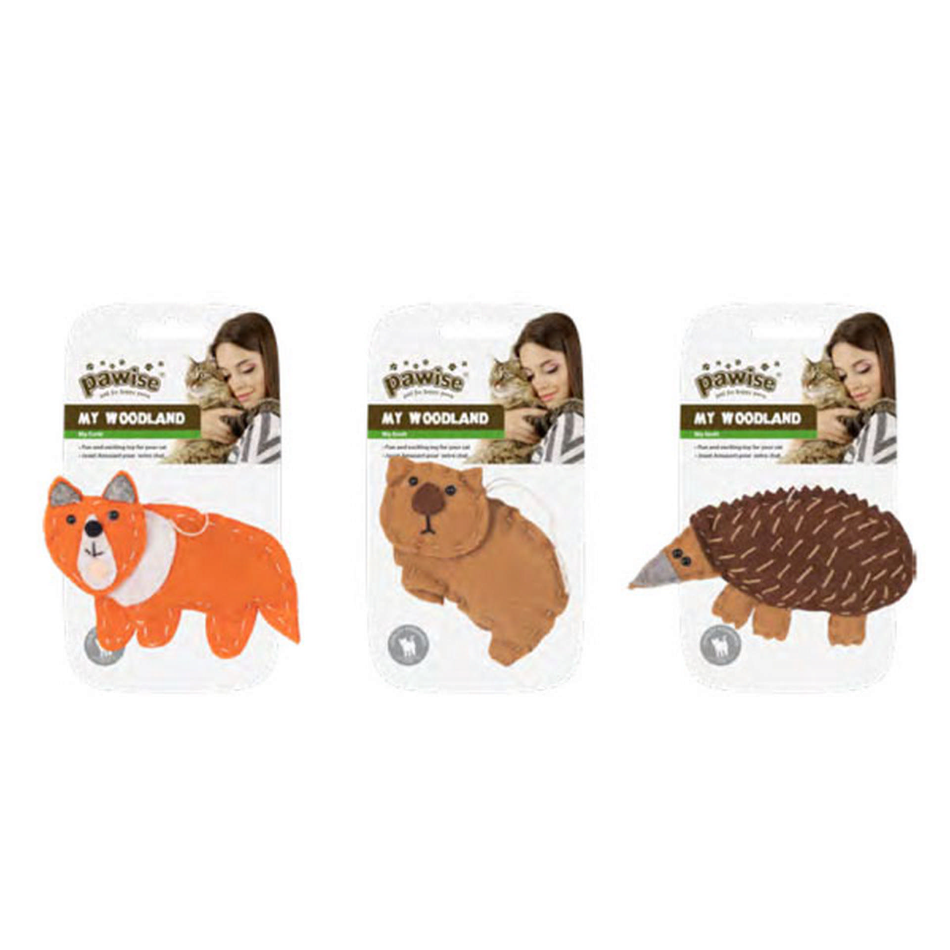 1112694_679-28335.jpg Pawise My Woodland Karışık Kedi Oyuncağı - Görsel 1