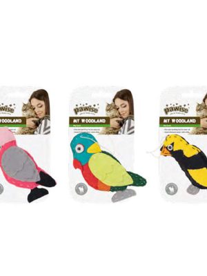 Pawise My Woodland Karışık Kedi Oyuncağı Kuşlar