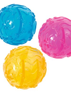 Karlıe Köpekler İçin Plastik Top Çok Renkli