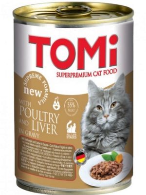 Tomi Kedi Kümes Hayvanlı Yaş Mama 400g