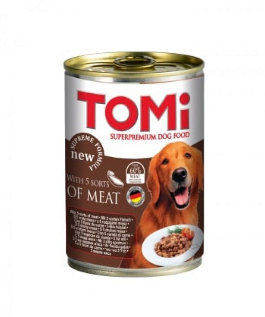 1121204_33b1216b43175607be735e37365f4c8c.jpg Tomi Köpek Gurme Yaş Mama 400g - Görsel 1