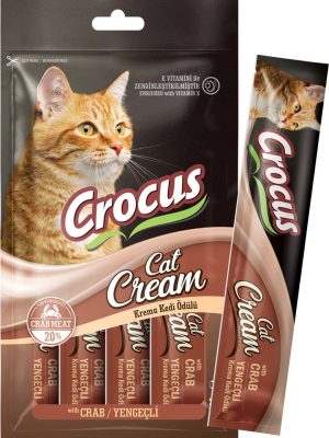Crocus Yengeçli Krema Kedi Ödülü 4x15gr