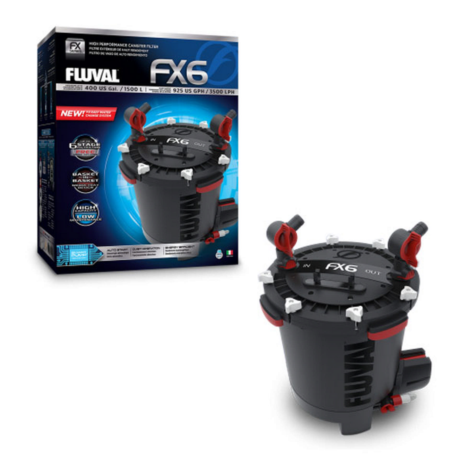 1132828_701-A219.jpg Fluval FX6 Akvaryum Dış Filtre 3500 Lh - Görsel 1