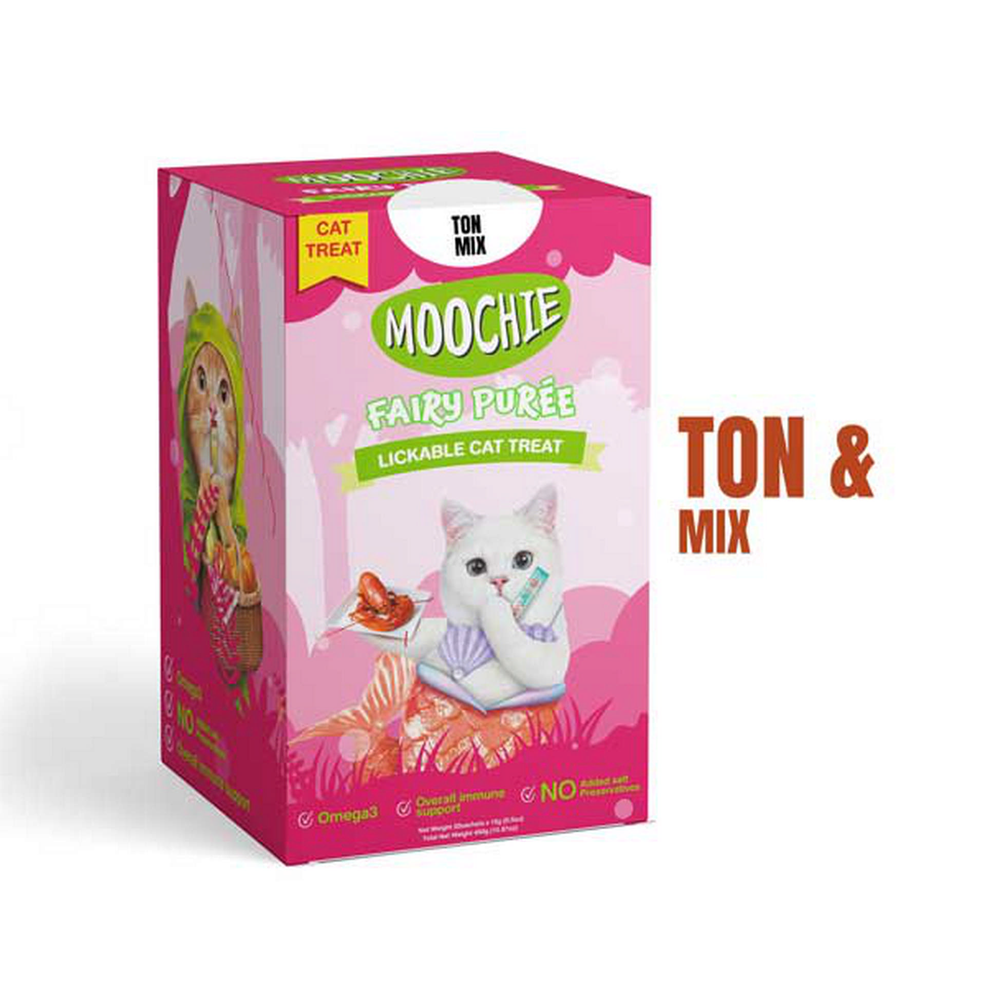 1135446_446-C0166-30-MIX.jpg Moochie Sıvı Kedi Ödülü Ton-Mix 30x15 Gr - Görsel 1