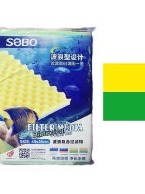 Sobo Filtre Süngeri 45x30x2 Sarı Yeşil
