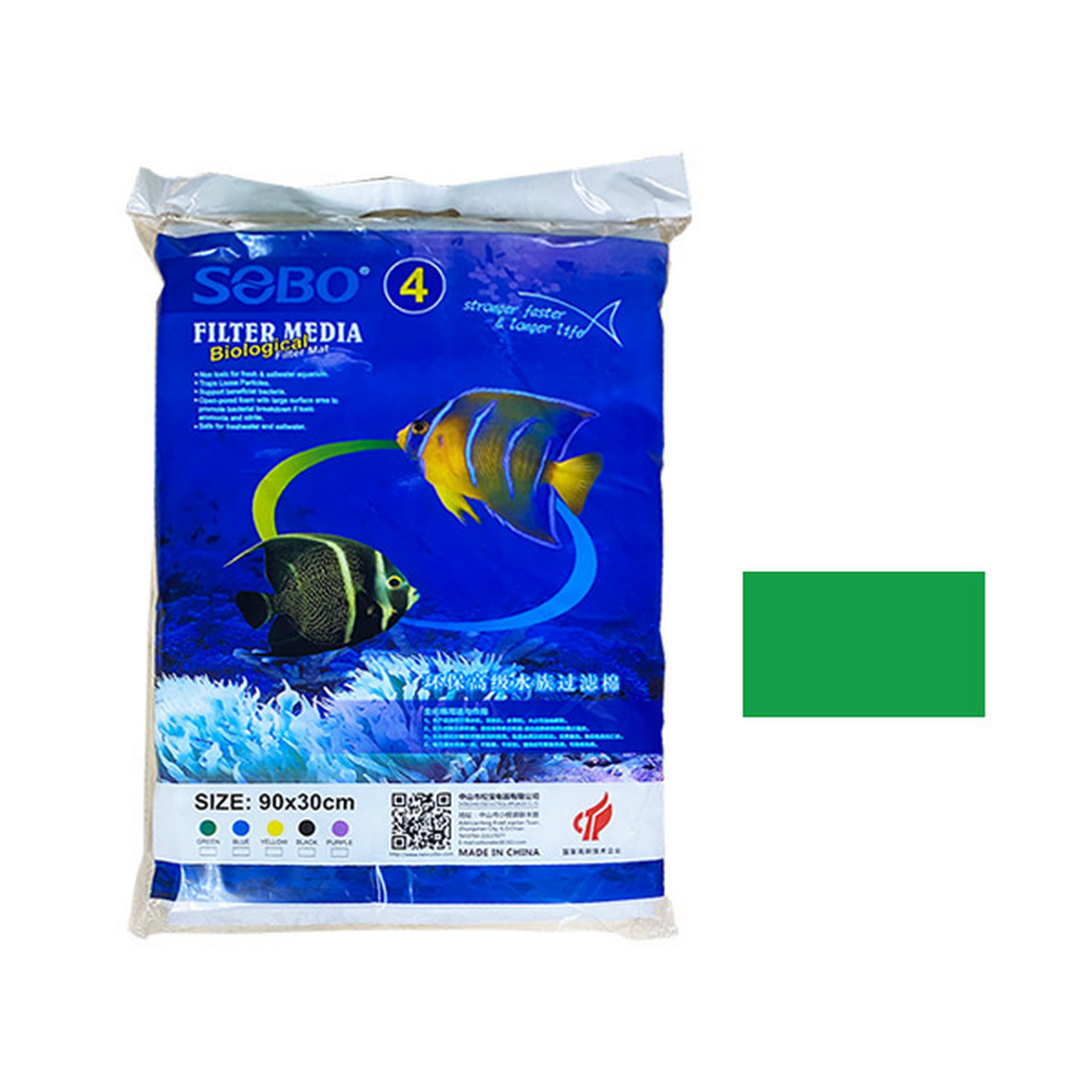 1135455_745-SPN90-Y.jpg Sobo Filtre Süngeri 90x30x2 Yeşil - Görsel 1