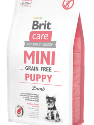 Brit Care 2 kg Mini Irk Yavru Köpekler İçin, Tahılsız, Hipoalerjenik Kuzu Etli Kuru Mama