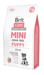 Brit Care 7 kg Mini Irk Yavru Köpekler İçin, Tahılsız, Hipoalerjenik Kuzu Etli Kuru Mama