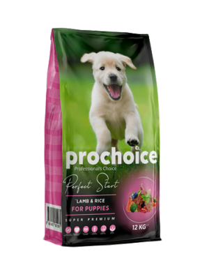 Prochoice 12 kg Yavru Köpekler İçin, Hipoalerjenik, Kuzu Etli Ve Pirinçli Kuru Mama