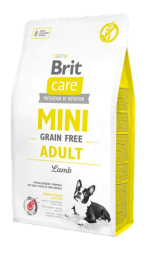 Brit Care 7 kg Mini Irk Yetişkin Köpekler İçin, Tahılsız, Hipoalerjenik Kuzu Etli Kuru Mama