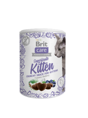 Brit Care 100 gr X 6 ADET Hindistan Cevizli Ve Yabanmersinli, Tahılsız, Kıtır Yavru Kedi Ödülü