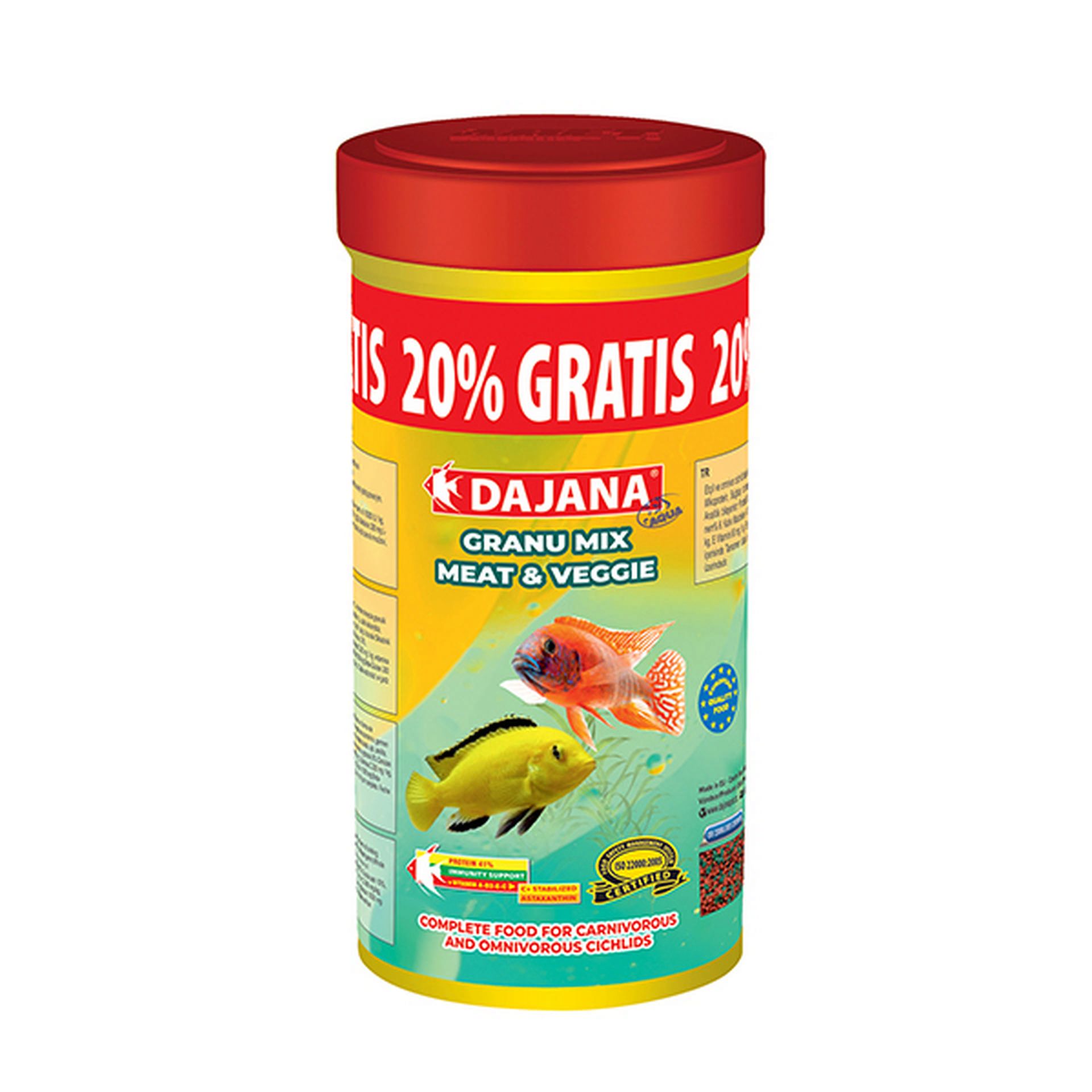 1138388_410-DP176BP.jpg Dajana Granu Meat-Veggie Mix 250+50Ml Promo 150Gr - Görsel 1
