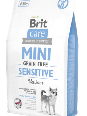 Brit Care 2 kg Mini Irk Hassas Köpekler İçin, Tahılsız, Hipoalerjenik Geyik Etli Kuru Mama