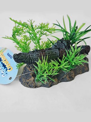Akvaryum Dek. Polyester Denizaltı 8,7 x 4 x 6,2 Cm