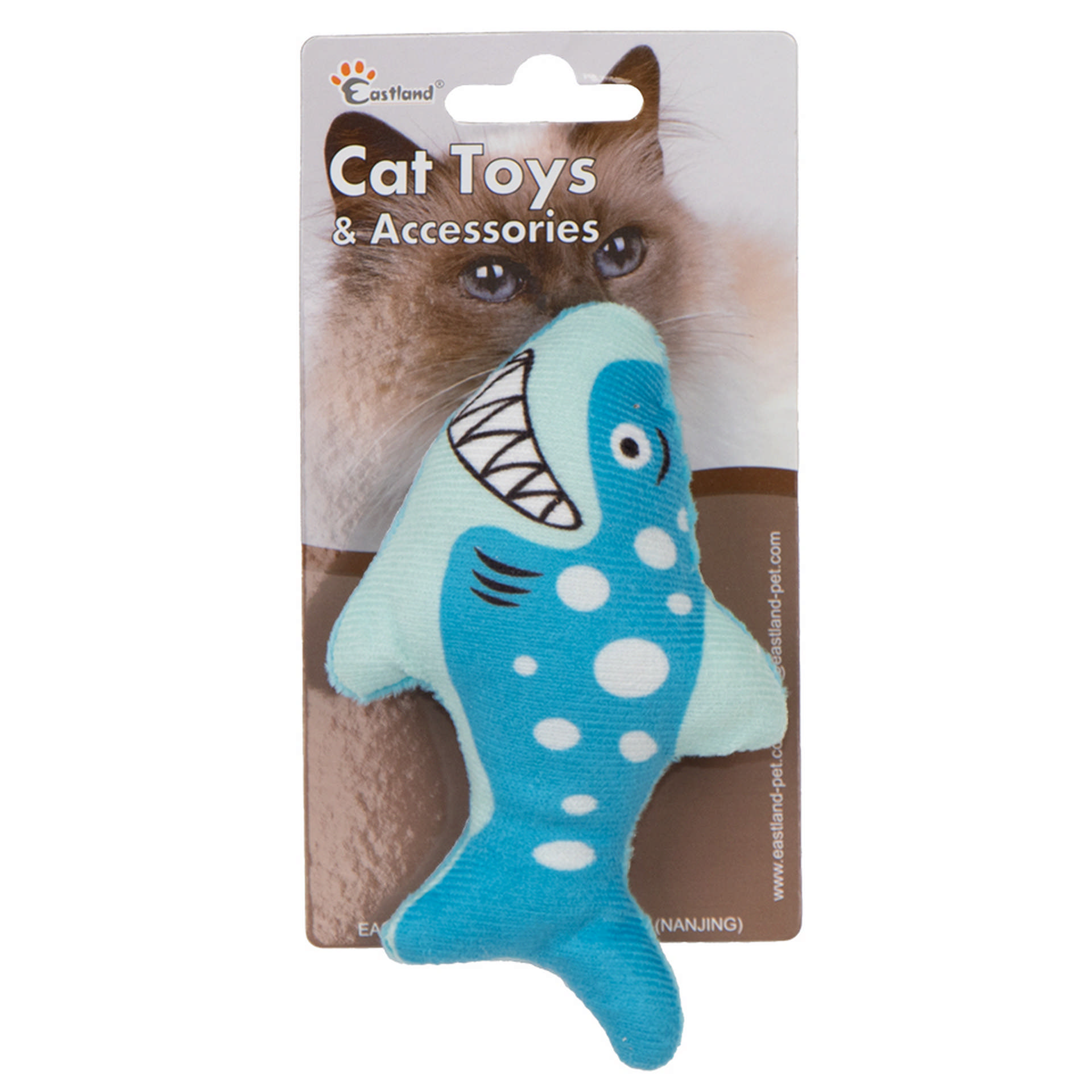 1140480_b8e38840a0e8b6b6a64d051ad026d675.jpg Eastland Kedi Otlu Öten Köpekbalığı 12,5cm - Görsel 1