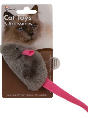 Eastland Catnipli Peluş Dijital Sesli Fare 8cm