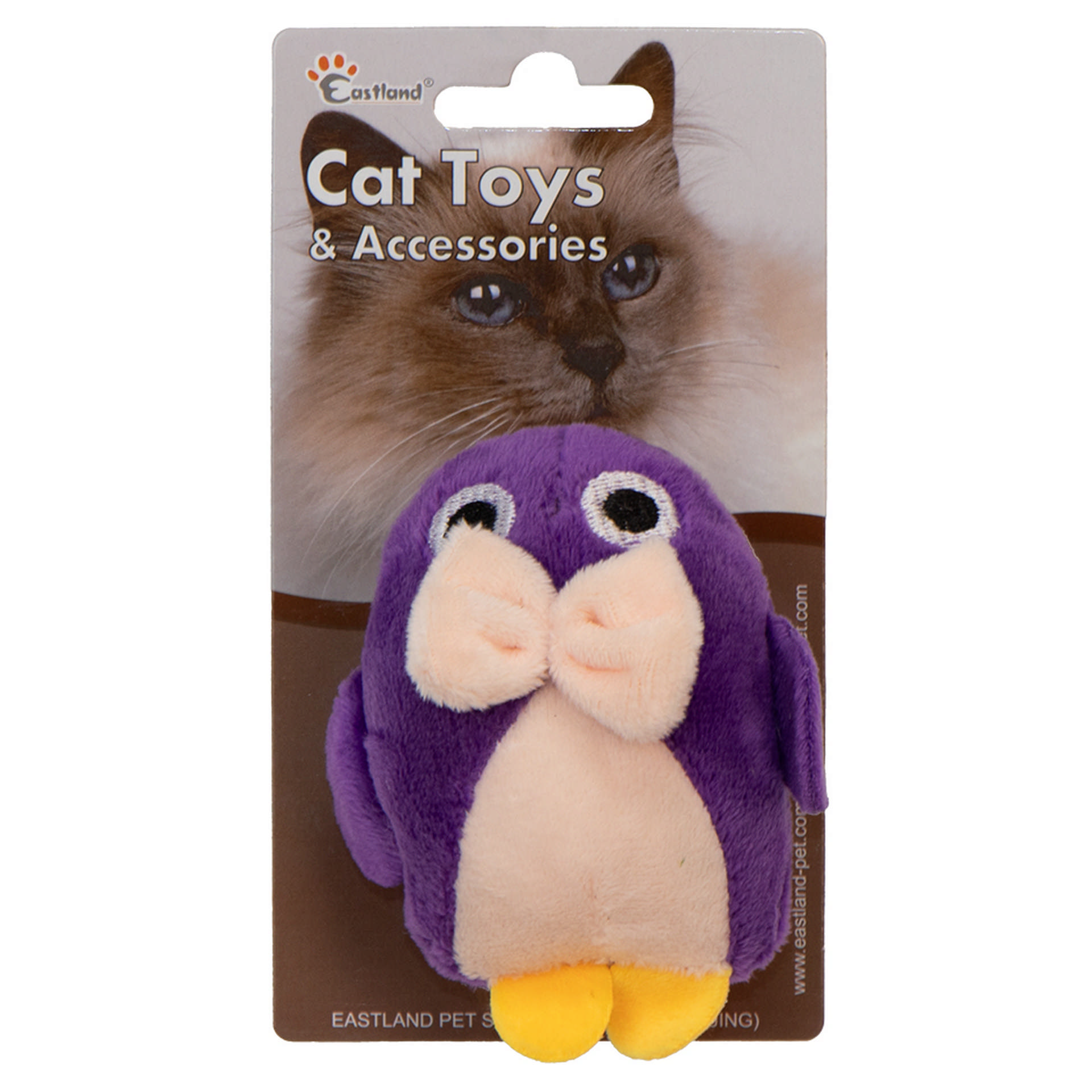 1140542_cdc240f2ba15b7245e2a48c50edaefcc.jpg Eastland Catnipli Peluş Penguen 10cm - Görsel 1