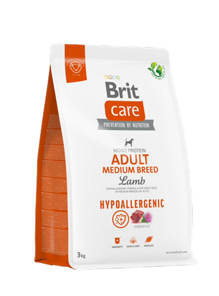 1141237_51BRIT-CARE-HYPOALLERGENIC-ADULT-MEDIUM-BREED-MONO-PROTEIN-LAMB-3kg-1.png Brit Care 3 kg X 4 ADET Orta Irk Yetişkin Köpekler İçin, Tek Proteinli, Hipoalerjenik, Kuzu Etli Kuru Mama - Görsel 1