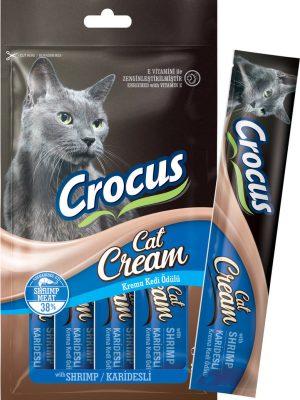 Crocus Karidesli Krema Kedi Ödülü 4x15gr