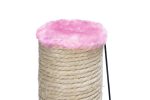Beeztees Kedi Tırmalama ve Oyuncağı, Pembe, 27x27x40cm - Görsel 4