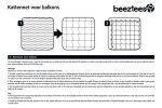 Beeztees Kedi Pencere veya Balkon Koruma Filesi, Şeffaf, 6x3m - Görsel 2