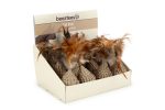 Beeztees Kedi Oyuncağı, Karton ve Ucu Tüylü Hacıyatmaz, 5x5x12cm - Görsel 2