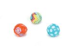 Beeztees Kedi Oyuncağı, Renkli Kumaş Top, 3 Adet, 4cm