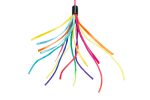 Beeztees Kedi Oltası, Zilli, Kurdelalar Uc, Uzun Dayanıklı ip-110cm, Çeşitli Renklerde, 50cm - Görsel 2
