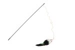 Beeztees Kedi Oltası, Peluş Fare Uc-14cm, Dayanıklı ip, 50cm