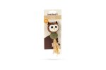 Beeztees Kedi Oyuncağı, Peluş Baykuş ve Kediotu Topu, 16cm - Görsel 2