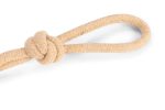 Beeztees Köpek Oyuncağı, İpli Tenis Topu, Kauçuk, Gri/Kahverengi, İp 39cm, Top 6,3cm - Görsel 4