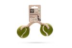 Beeztees Köpek Oyuncağı, İpli İki Tenis Topu, Kauçuk, Gri/Kahverengi, 21cm, Top 6,3cm - Görsel 7