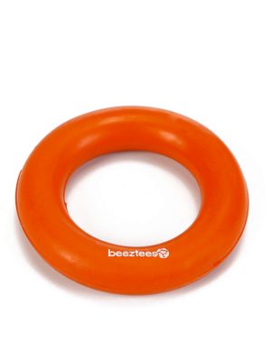 Beeztees Köpek Oyuncağı, İçi Dolu Halka, Kauçuk, Turuncu, 9cm