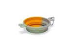 Beeztees Köpek Mama ve Su Kabı, Teleskopik, Turuncu, Silikon, 15,5cm, 750ml - Görsel 3