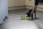 Beeztees Köpek İkili Mama ve Su Kabı, Paslanmaz Çelik, Sarı, 34x17,5cm, 2x350ml - Görsel 2