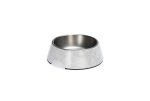 Beeztees DBL Köpek Mama Su Kabı, Mat Paslanmaz Çelik, Beyaz Mermer Görünümlü, 17,5cm, 350ml - Görsel 4