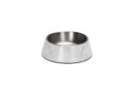 Beeztees DBL Köpek Mama Su Kabı, Mat Paslanmaz Çelik, Beyaz Mermer Görünümlü, 17,5cm, 350ml