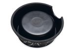 Beeztees DBL Köpek Mama Su Kabı, Mat Siyah Paslanmaz Çelik, Siyah Mermer Görünümlü, 14cm, 160ml - Görsel 4