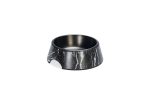 Beeztees DBL Köpek Mama Su Kabı, Mat Siyah Paslanmaz Çelik, Siyah Mermer Görünümlü, 17,5cm, 350ml - Görsel 5