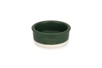 Beeztees DBL Kedi Mama Su Kabı, Seramik, Mat Yeşil, 12cm, 300ml