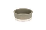 Beeztees DBL Köpek Mama Su Kabı, Seramik, Mat Gri, 13cm, 160ml