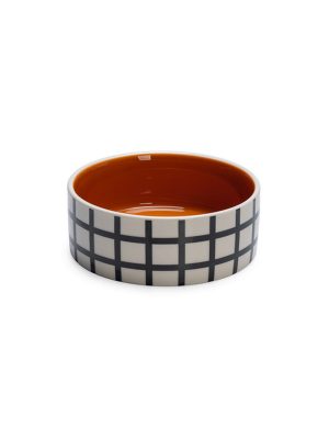 Beeztees Köpek Mama Su Kabı, Seramik, Kiremit Beyaz, 13,5cm, 500ml