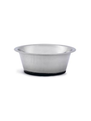 Beeztees Köpek Mama Su Kabı, Kaymaz Tabanlı, Paslanmaz Çelik, 16cm, 900ml