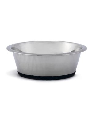 Beeztees Köpek Mama Su Kabı, Kaymaz Tabanlı, Paslanmaz Çelik, 20cm, 1,8L